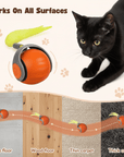 PurrVolt™ Rolling Ball Toy – Keeps Cats Active and Happy All Day