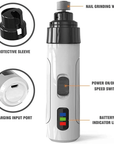 TrimZen™ - Ultra-Quiet Nail Grinder - Safe Trimming for Calm Pets