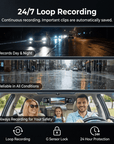 RoadHalo™ 360 Dash Cam – Capture Every Angle Day and Night – 32GB SD card Included