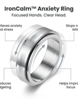 IronCalm™ Anxiety Ring – Focused Hands. Clear Head - Made for Men