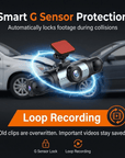 RoadHalo™ 360 Dash Cam – Capture Every Angle Day and Night – 32GB SD card Included