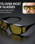 GlowGuard™ Anti-Glare Driving Glasses – Relaxed Vision After Dark