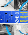SafeSpin™ Dryer Vent Cleaner Kit – Pull Out Dangerous Lint Buildup Fast