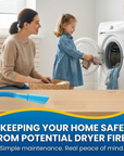 SafeSpin™ Dryer Vent Cleaner Kit – Pull Out Dangerous Lint Buildup Fast