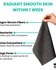 SilkVera™ Exfoliating Antibacterial Shower Towel
