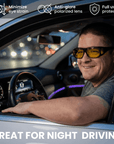 GlowGuard™ Anti-Glare Driving Glasses – Relaxed Vision After Dark