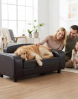 Marbella Roost - The Microfiber Leather Dog Sofa