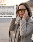 GlowGuard™ Anti-Glare Driving Glasses – Relaxed Vision After Dark