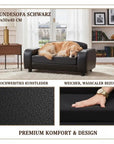 Marbella Roost - The Microfiber Leather Dog Sofa