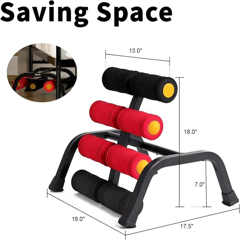 Magic BB Mini Inversion Table,Glutes Trainer Machine, Waist &amp; Back Exercise Machine for Lower Back, Strength Training Inversion Machine for Relaxationfoam Rollers