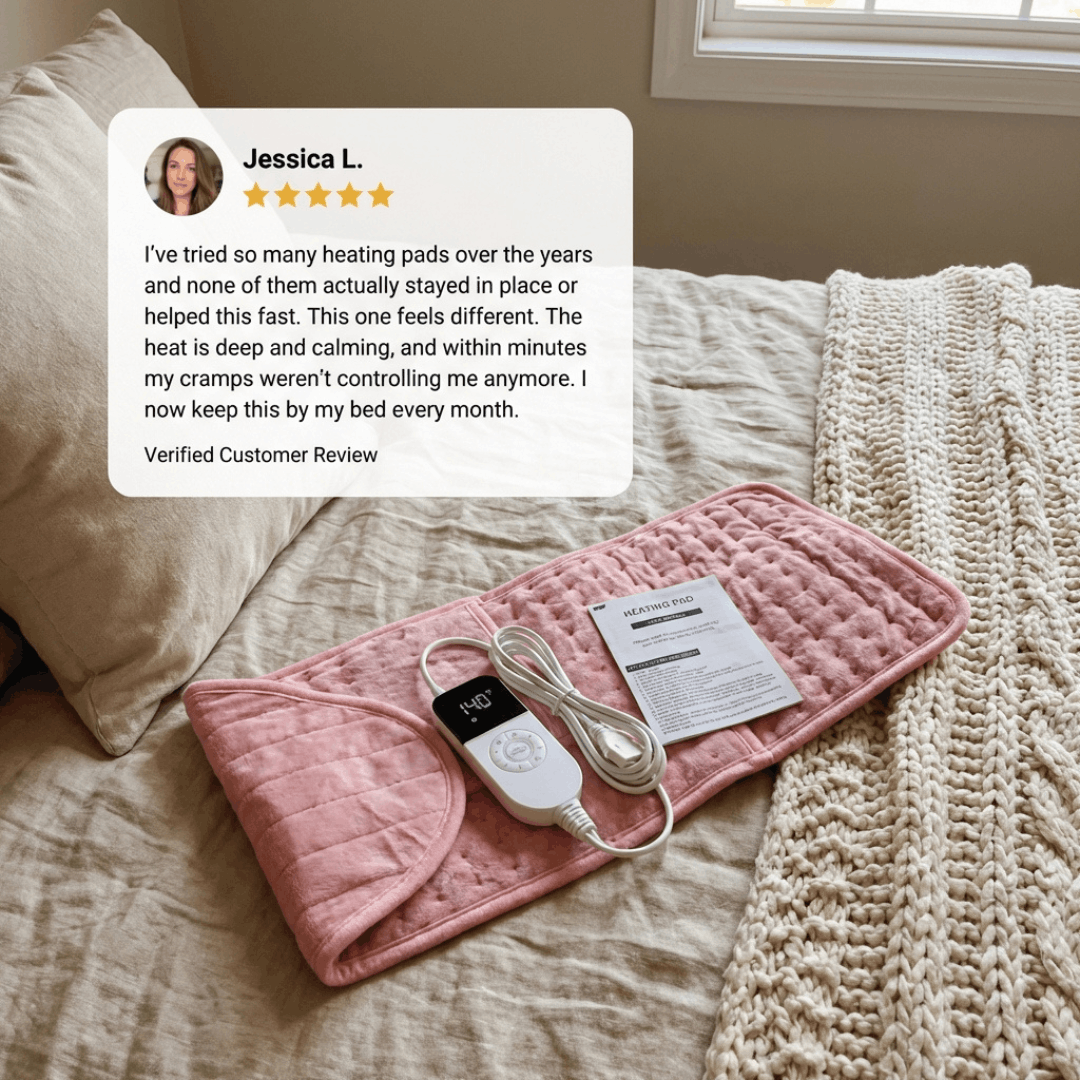 LunaRelief™ Period Heating Wrap– Deep Soothing Relief for Cramps