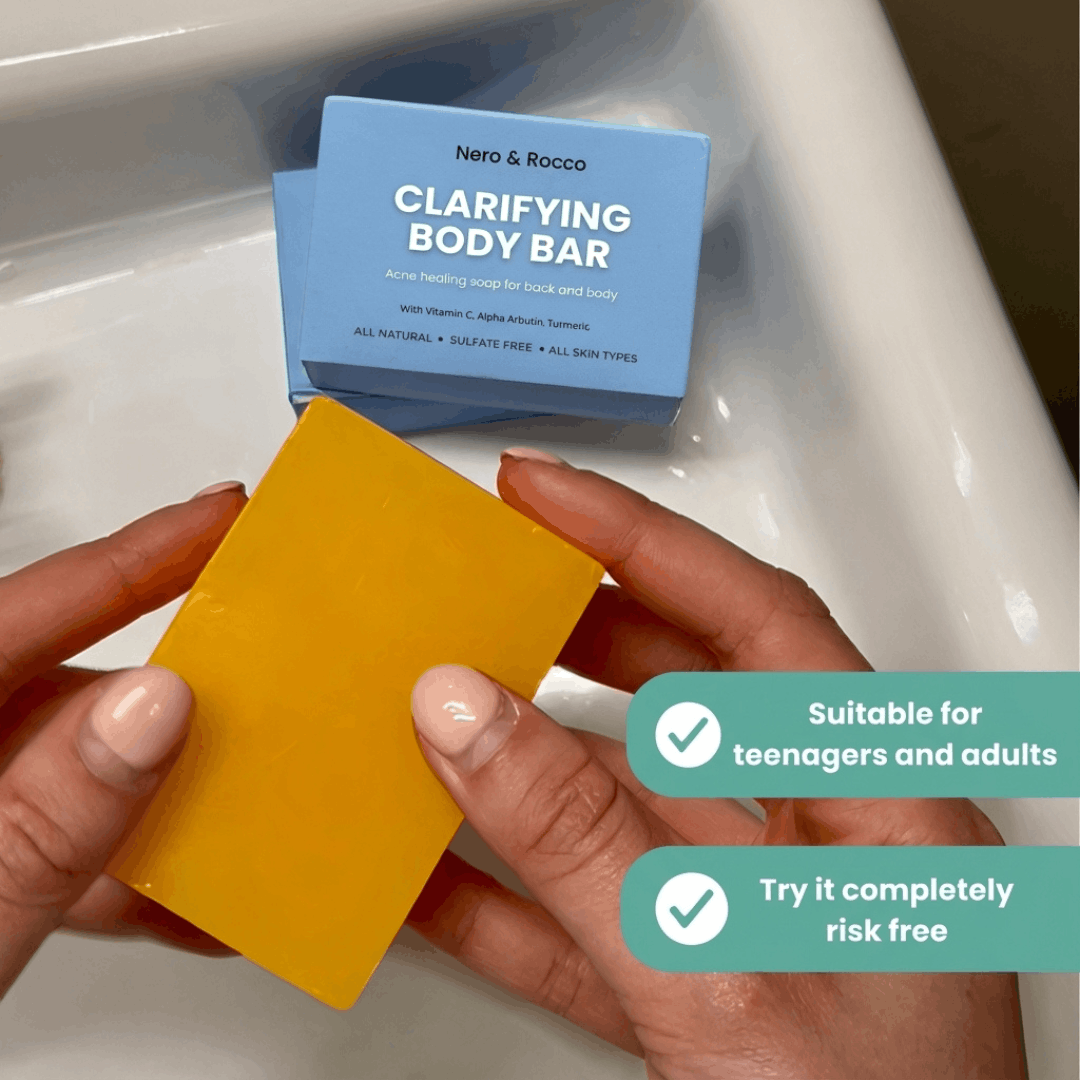Nero &amp; Rocco™ Clarifying Body Bar – Clear Back Acne Without Irritation