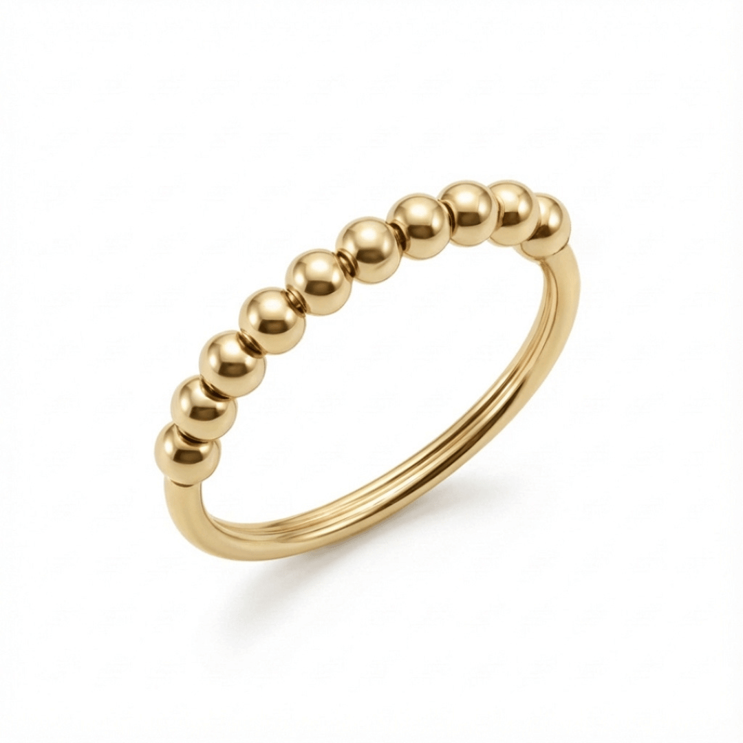 Calmq™ Spin Bead Fidget Ring – Instant Stress Relief Jewelry