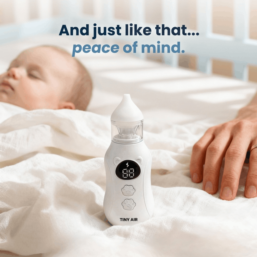 TinyAir™ - Electric Nasal Aspirator for Babies – Gentle Relief in 60 Seconds