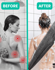SilkVera™ Exfoliating Antibacterial Shower Towel