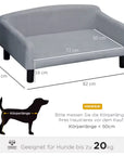 Velluto Lounger - The Memory Foam Dog Sofa