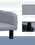 Velluto Lounger - The Memory Foam Dog Sofa