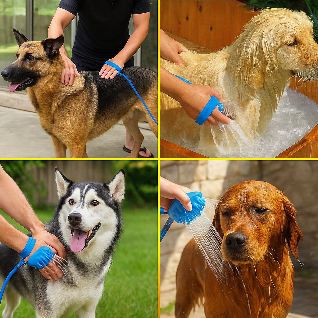 Dog Bathing Glove | Deep Clean | Mess-Free