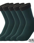 Veloura™ Velvet Snow Socks – Ultra Cozy Heat Without Bulk - 5 Pairs