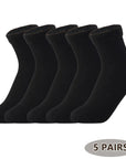 Veloura™ Velvet Snow Socks – Ultra Cozy Heat Without Bulk - 5 Pairs